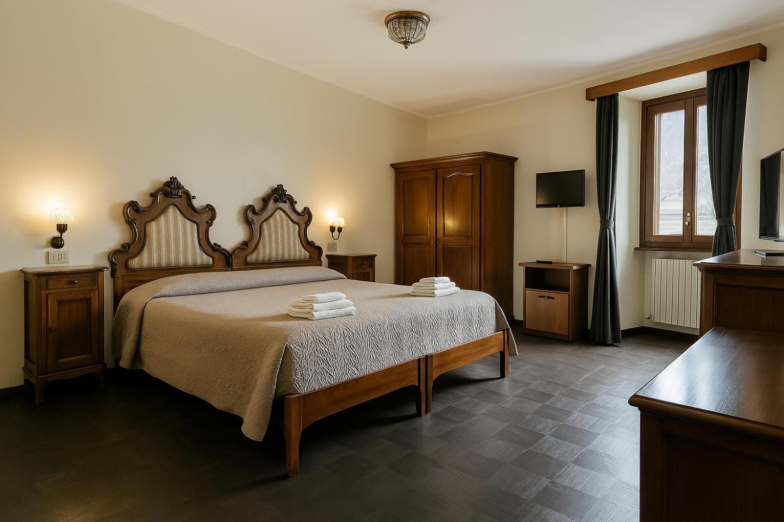 Albergo Locanda Corona Ballino Bagian luar foto