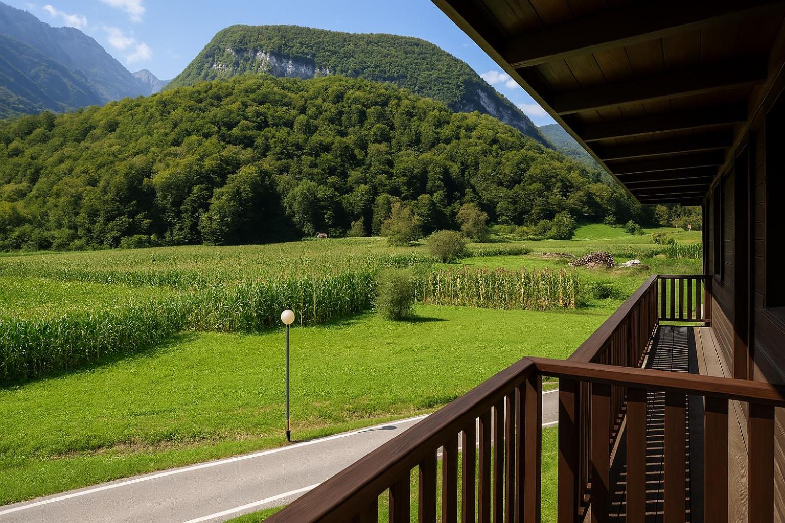 Albergo Locanda Corona Ballino Bagian luar foto