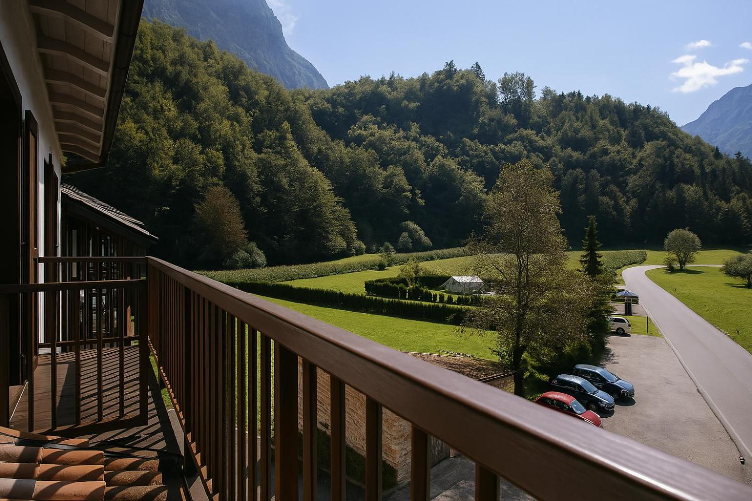 Albergo Locanda Corona Ballino Bagian luar foto