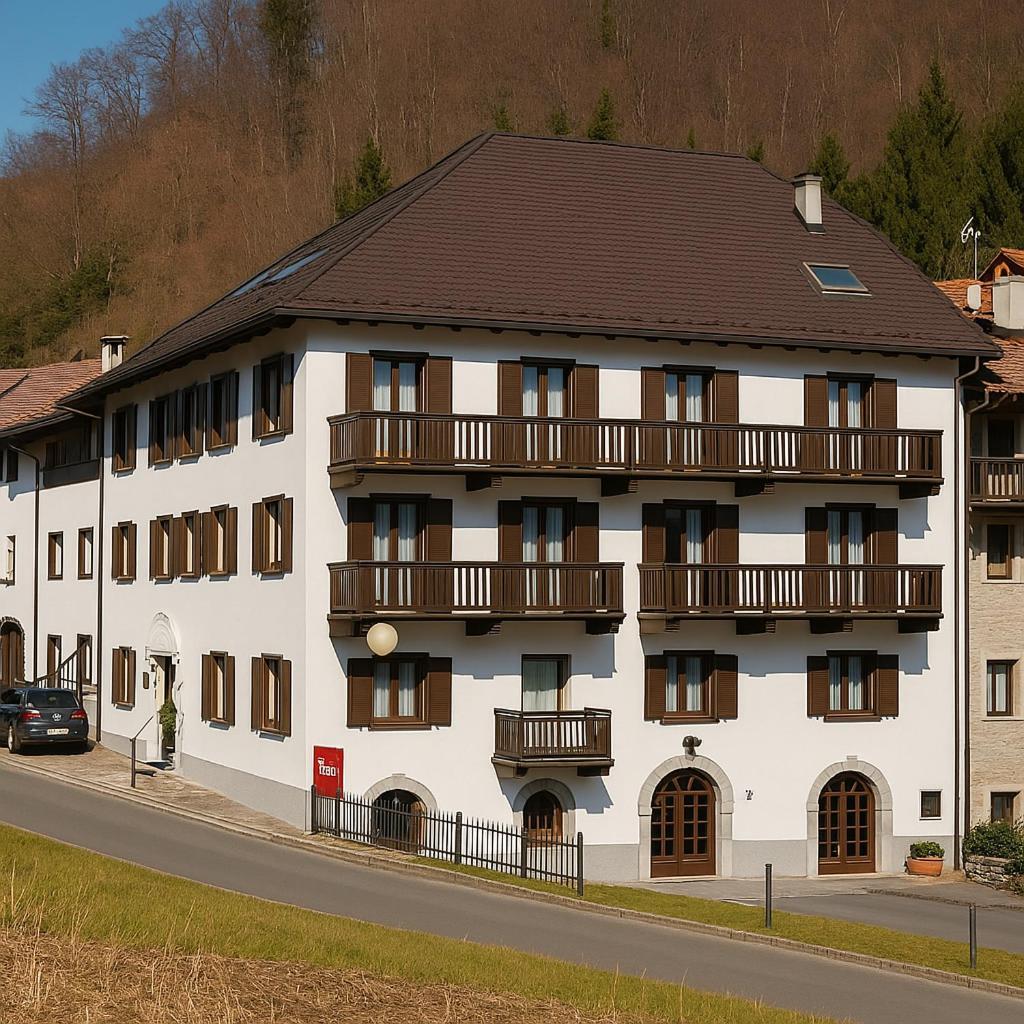 Albergo Locanda Corona Ballino Bagian luar foto